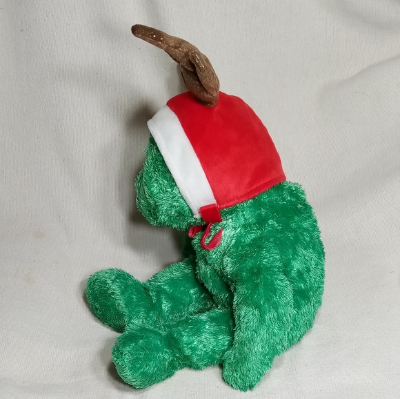 TY Beanie Buddy: 2002 Holiday Teddy the Beanie Baby - Picture 10 of 13